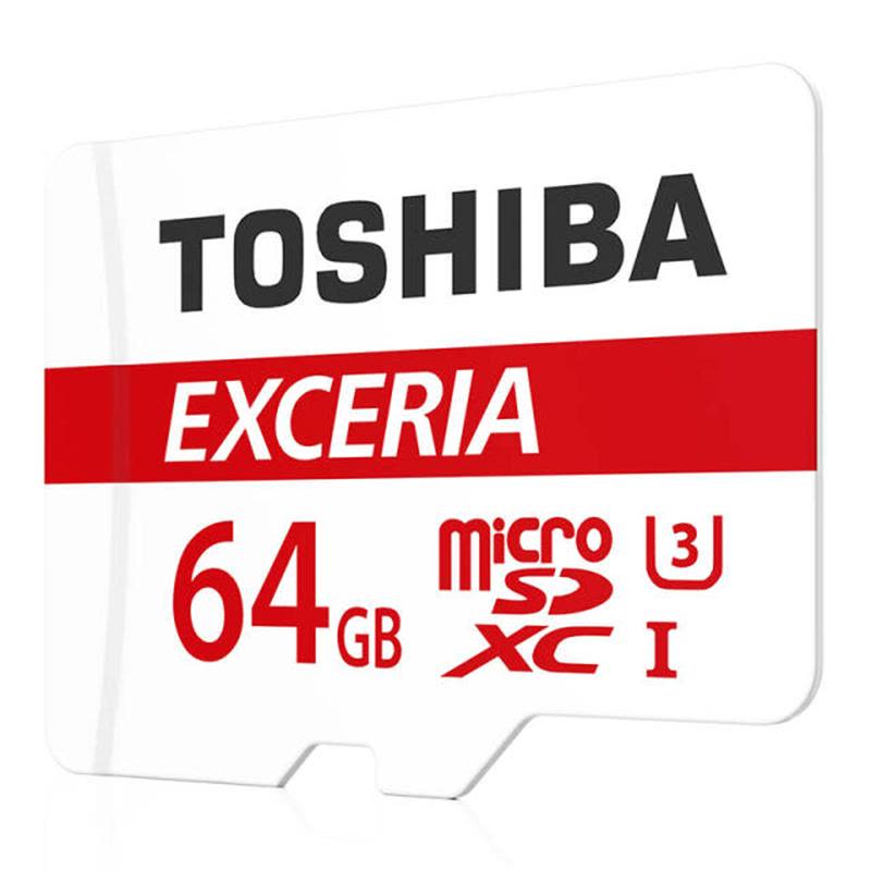 [赠读卡器/SD卡套]东芝(TOSHIBA)TF卡 64GB 90MB/s手机存储卡图片