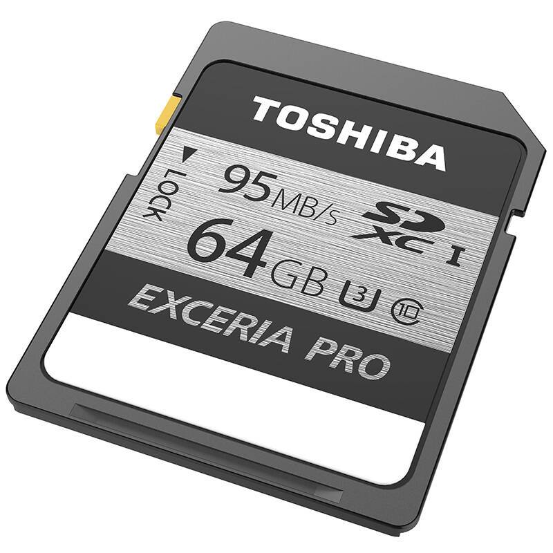 [赠读卡器]东芝(TOSHIBA)SD卡 64GB 读95MB/s写75MB/s相机存储卡图片