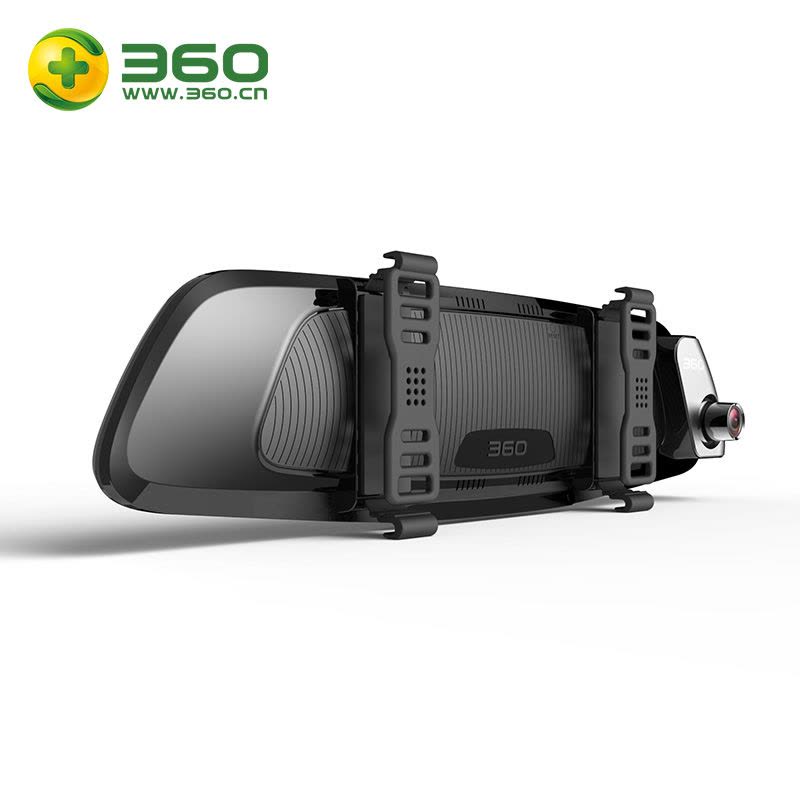 360行车记录仪后视镜版 J521 64G机卡套装 5.0英寸高清大屏 广角星光夜视 智能手势拍照 停车监控 wifi图片