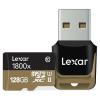 雷克沙(Lexar)TF卡 128GB 1800X 270MB/s大疆无人机 Gopro运动相机 手机存储卡(配读卡器)