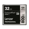 雷克沙(Lexar)CF卡 32GB 800X读120MB/s写45MB/s单反相机存储卡