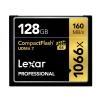 雷克沙Lexar CF卡128GB 1066X读160M写155M单反相机存储卡