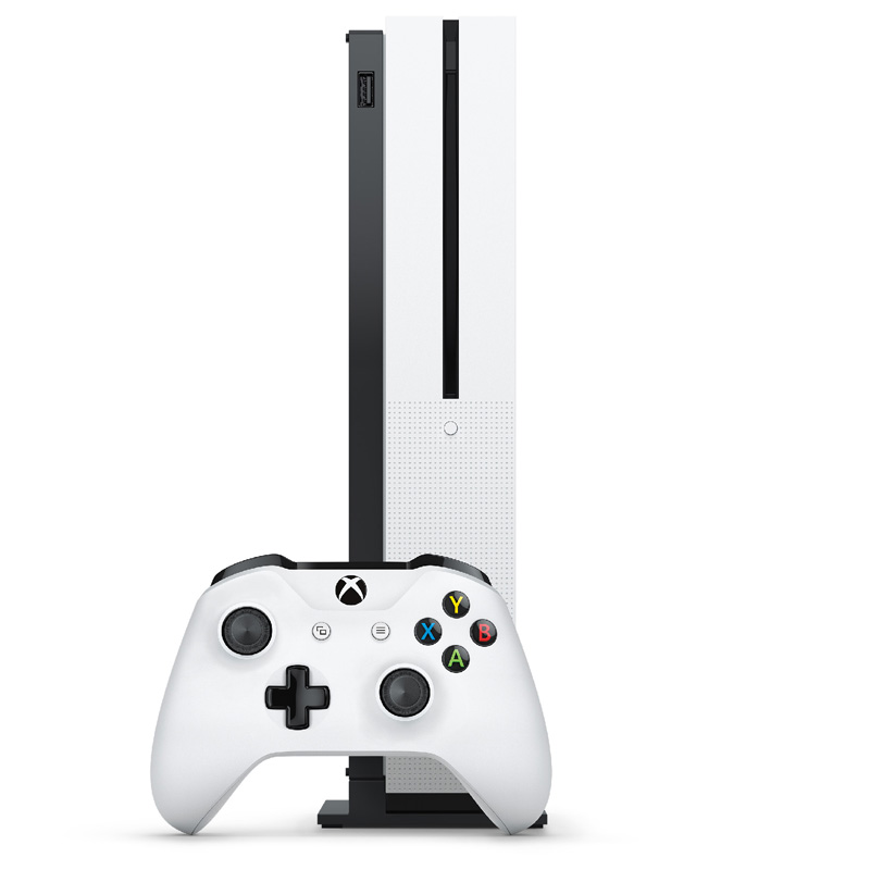 微软(Microsoft) Xbox One S 游戏机(500G 家庭娱乐游戏主机 我的世界套装版 白色)高清大图