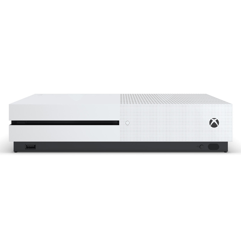 微软(Microsoft) Xbox One S 游戏机(500G 家庭娱乐游戏主机 我的世界套装版 白色)高清大图