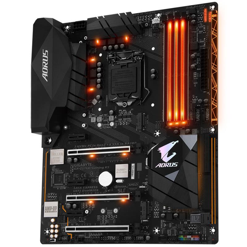 技嘉(Gigabyte) 200系列 Z270X-GAMING K5 炫彩魔光系统主板图片