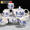 艺宏堂茶具功夫茶具 艺宏堂陶瓷功夫茶具茶壶茶杯 马到成功大茶船陶瓷功夫茶具套装