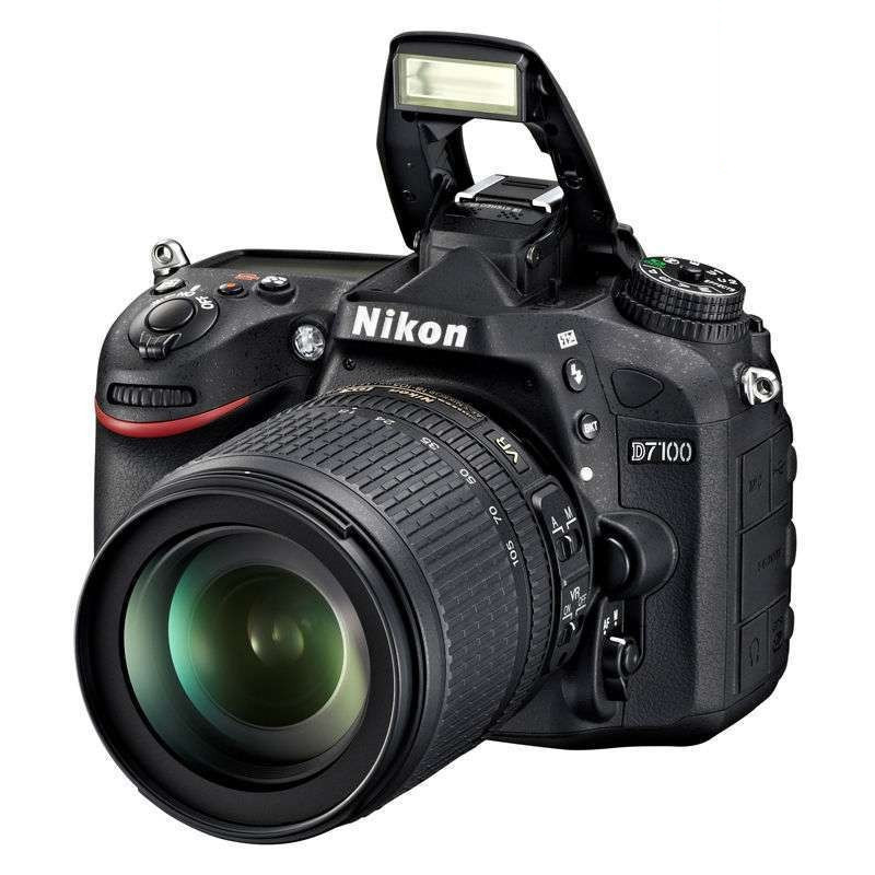 尼康(Nikon) D7100 单反套机（18-105mm+DX 35mm f/1.8G镜头）双镜头数码单反相机