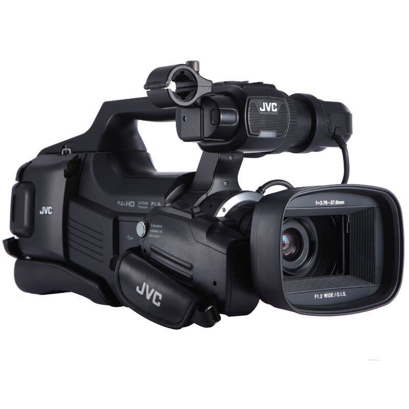 杰伟世(JVC)JY-HM85ACH 肩扛式 高清 数码摄像机 专业摄像机 黑色 600万有效像素 3英寸显示屏图片
