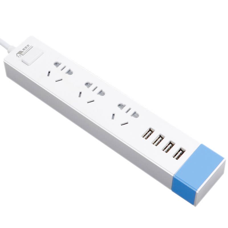 惠爱家 SW-050310 智能USB插座/三位插线板/4USB充电排插/ 多功能插排/接线板图片