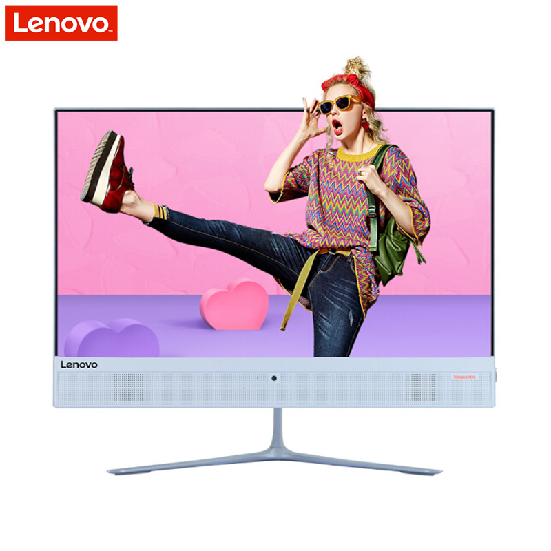 联想(Lenovo)AiO510 23英寸一体机电脑(A9-9410 8G 1T 2G独显 蓝牙 白)