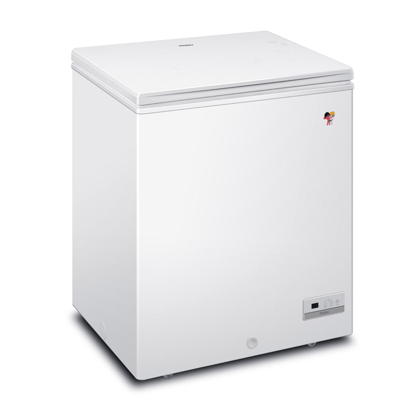 海尔(Haier)BC/BD-142HEF 142升智能家用冰柜 超薄电子温控 电脑控温 冷藏冷冻转换柜 冷柜 节能单温高清大图