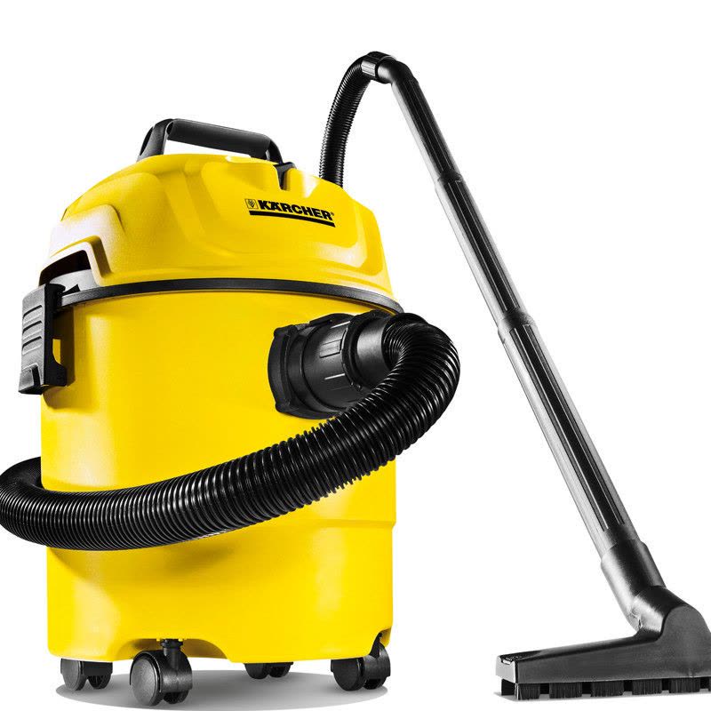 德国凯驰(KARCHER) MV1 桶式吸尘器 干湿两用式带吹风多功能吸水器强力清洁地毯/j脚垫除尘内饰清洁 黄色图片