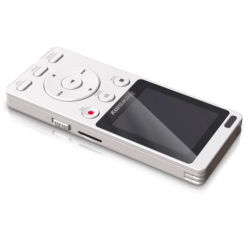 纽曼 MP3录音笔 RV35 8G 白色微型 会议 执法取证 采访学习 远距离 专业 迷你高清录音笔转文字 降噪课堂会议