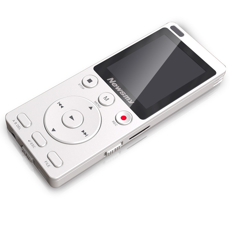 纽曼 MP3录音笔 RV35 8G 白色微型 会议 执法取证 采访学习 远距离 专业 迷你高清录音笔转文字 降噪课堂会议
