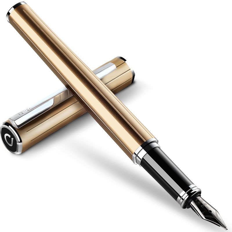 得力S676F/S676M 钢笔 墨水笔商务 练字 书写礼盒装 单支价图片