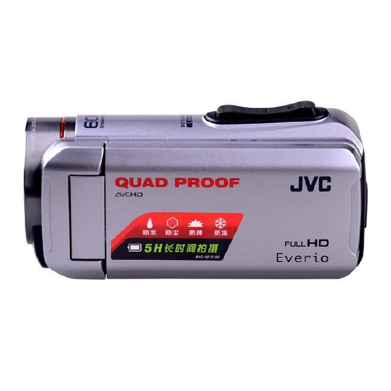 杰伟世（JVC） GZ-R320 摄像机 家用四防机（防水防摔防尘防冻）高清闪存 数码摄像机 银色