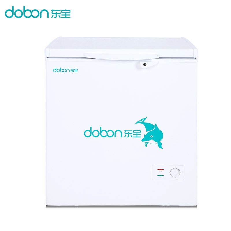 东宝(dobon)BD/BC-145D 145升 家用卧式冷柜 星星品质 单温变温小冰柜 冷藏冷冻可转换(白色)