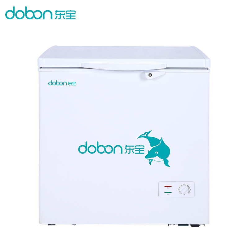 东宝(dobon)BD/BC-200D 200升 家用商用型卧式冷柜 星星品质 冷藏冷冻单温变温可转换冰柜(白色)