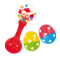 澳贝(AUBY)启蒙乐器铃鼓组6pcs 奥尔夫乐器组合音乐儿童玩具1-3岁 塑料玩具 463829D