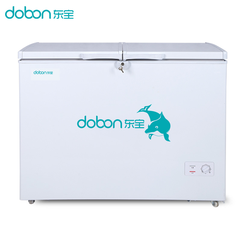 东宝(dobon)BCD-225PDV 225升 家商两用卧式冷柜 星星品质 节能双温大容量冰柜 冷藏冷冻分离(珠光白)高清大图