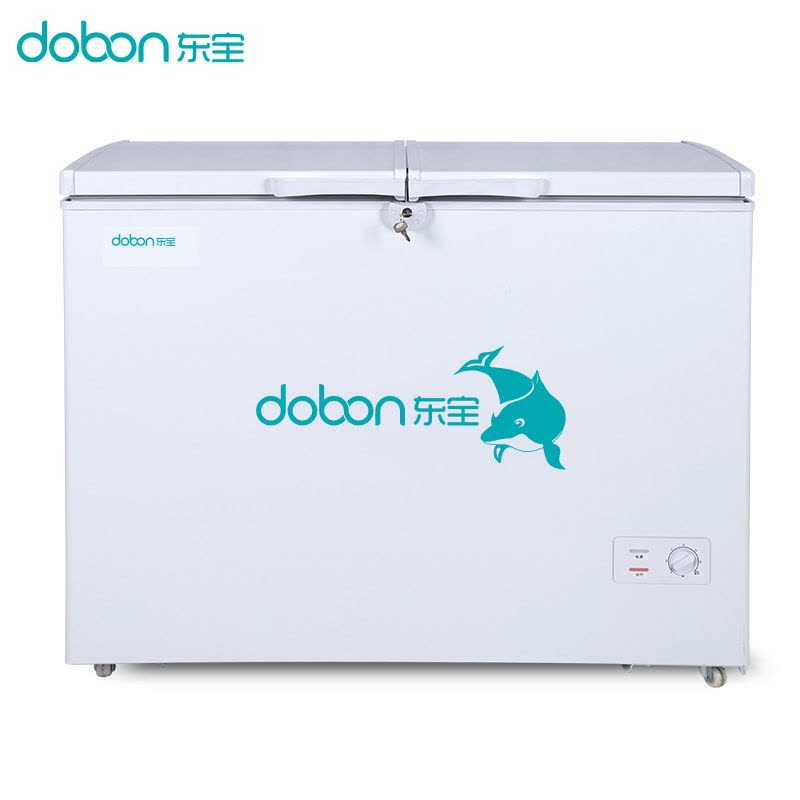 东宝(dobon)BCD-225PDV 225升 家商两用卧式冷柜 星星品质 节能双温大容量冰柜 冷藏冷冻分离(珠光白)图片