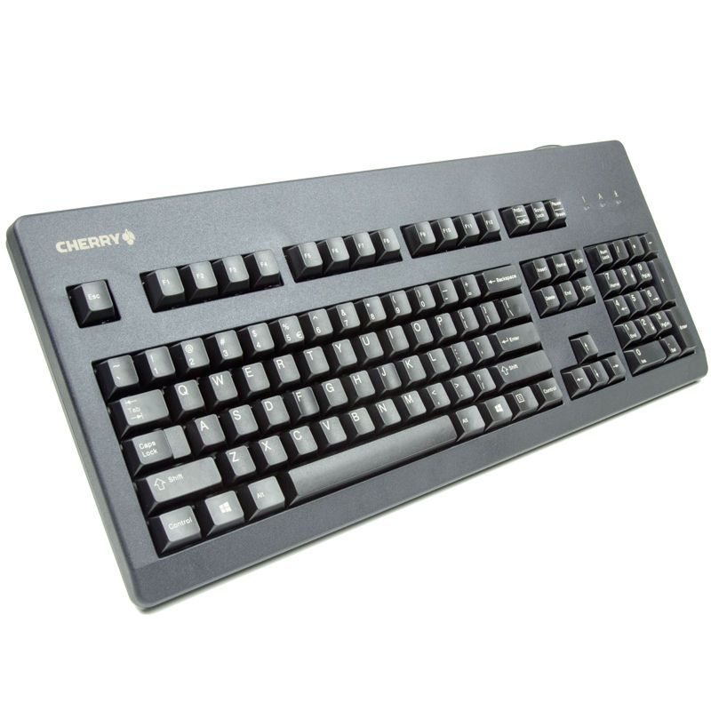 樱桃（Cherry）机械键盘G80-3000LPCEU-2 黑色黑轴