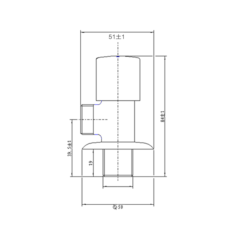 九牧(JOMOO)全铜主体冷热水三角阀 八门阀 止水阀 74054/44054