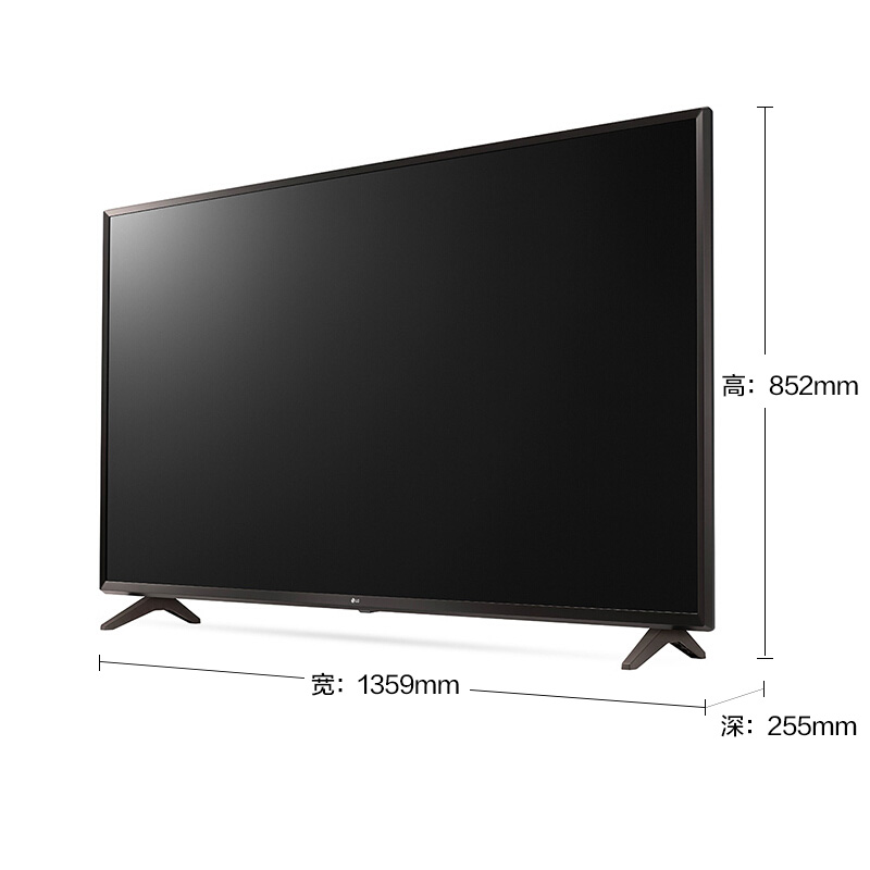 LG电视机60UJ6300-CA 60英寸 4K超高清 智能平板电视 主动式HDR IPS硬屏彩电 超级环绕声
