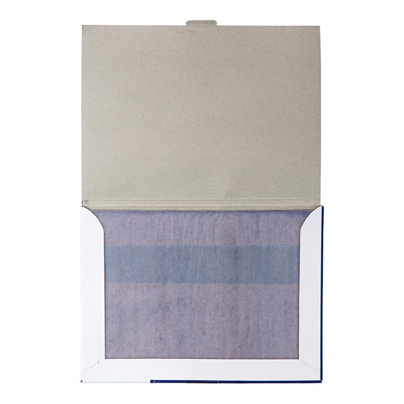 得力9378双面蓝色复写纸8K大号复印纸 (37*25.5cm)印蓝纸 2盒 共200张高清大图