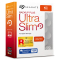 希捷(Seagate)Ultra slim 2TB 纤薄9.6mm 2.5英寸 USB3.0 移动硬盘 银色+数据恢复版