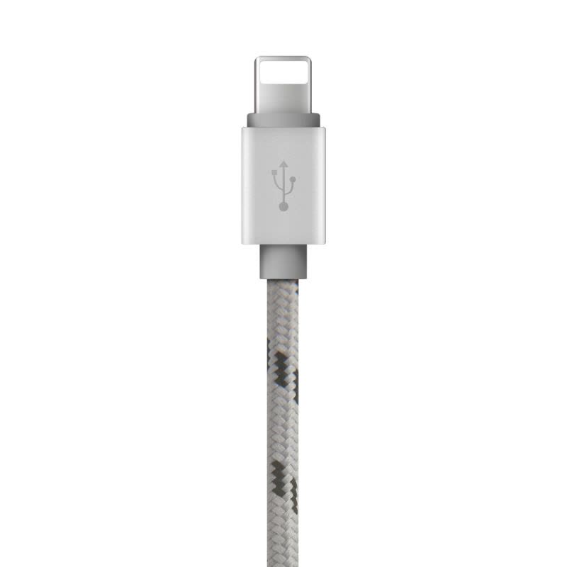 倍思 苹果/Iphone配件 Lightning接口 IOS 10版本 波特曼系列 一拖二数据线 1.2M <银色>图片