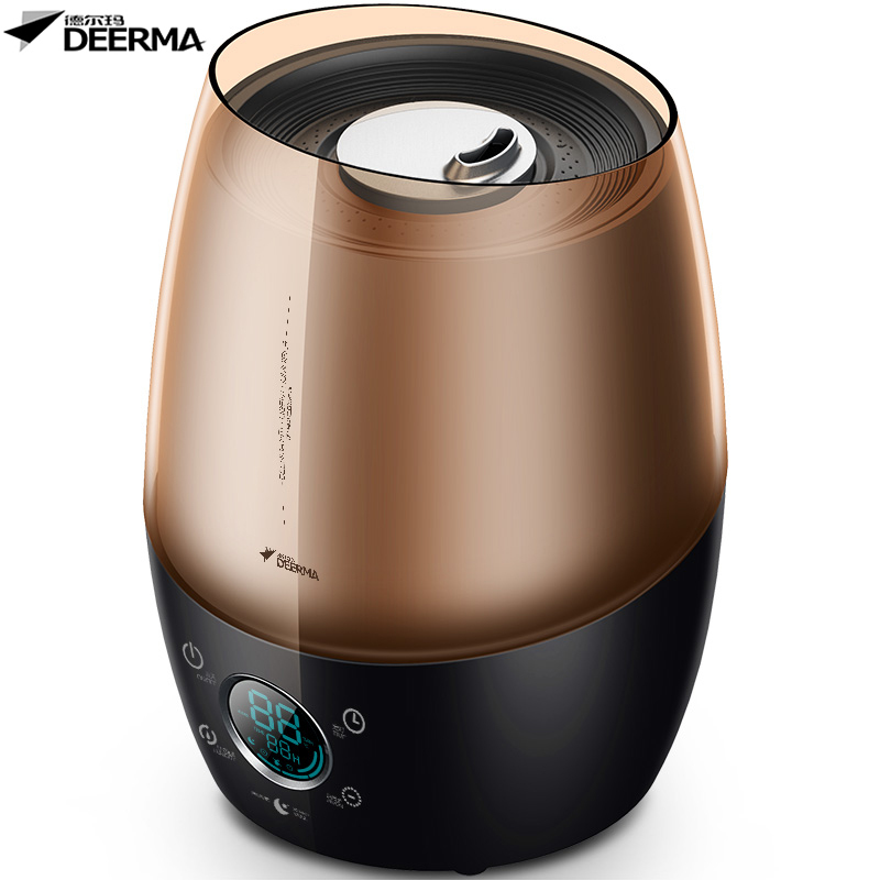 德尔玛（Deerma）DEM-LU200智能定时加湿器 孕妇宝宝静音卧室大容量 空气净化加湿器