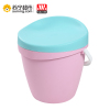 海兴(HAIXIN)收纳桶大号 粉色+湖蓝