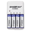 桑格(SANGER)AA5号电池4节套装数码电池 4四节标套充 2850MAH标准套