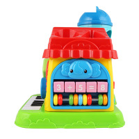 澳贝 (AUBY)智慧学习屋 7面场景10个玩法26种音效双语模式婴幼儿音乐玩具塑料玩具1-3岁 463828DS
