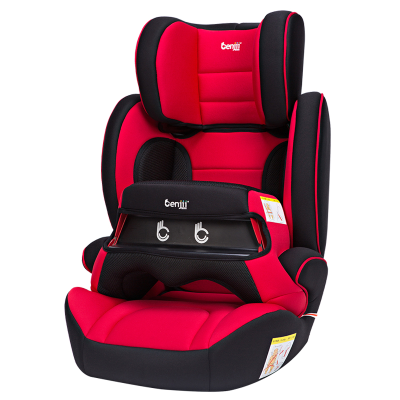 倍安杰bj0005汽车儿童安全座椅9个月到12岁前置护体亲肤