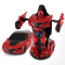 星辉(Rastar)1:32RS战警口袋机器人合金变形玩具汽车带声光可变形车模型61800红色
