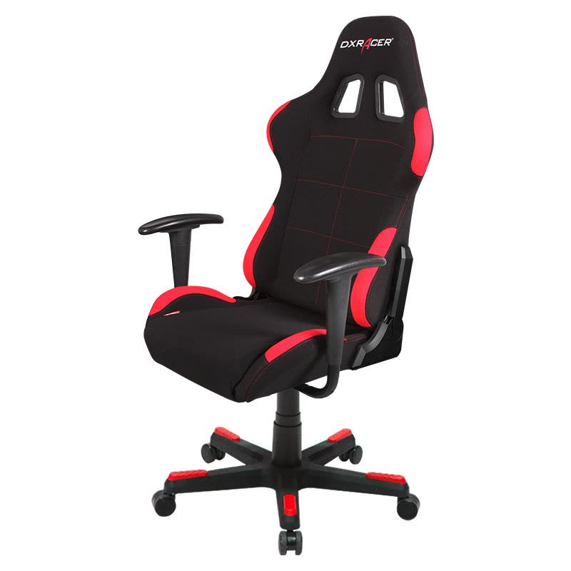 迪锐克斯(DXRacer) F01 黑红色电脑椅电竞椅转椅家用人体工学赛车游戏椅子图片