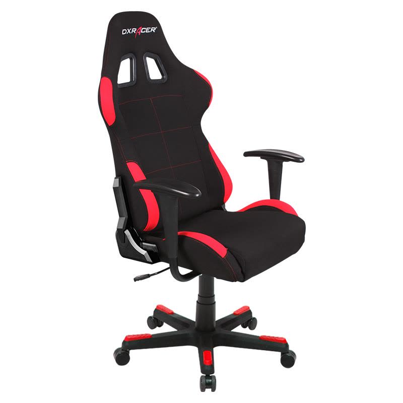 迪锐克斯(DXRacer) F01 黑红色电脑椅电竞椅转椅家用人体工学赛车游戏椅子图片