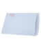 广博EN-6白信封10个/包 5包装100g 加厚白双胶 办公资料工资袋 牛皮纸邮局信封 经典信封