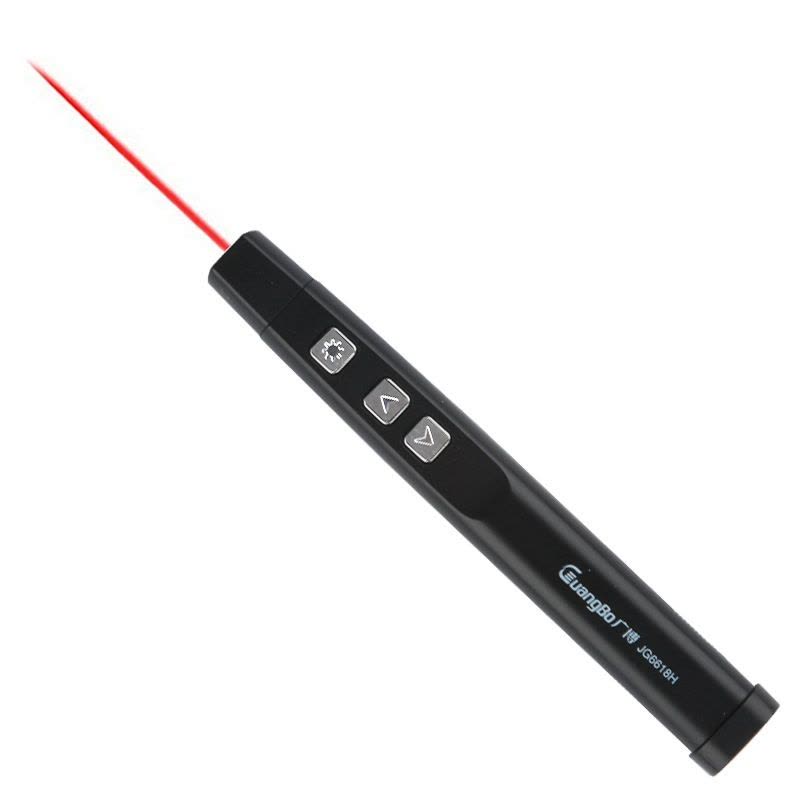 广博JG6618H通用PPT教学一体式红色激光笔图片