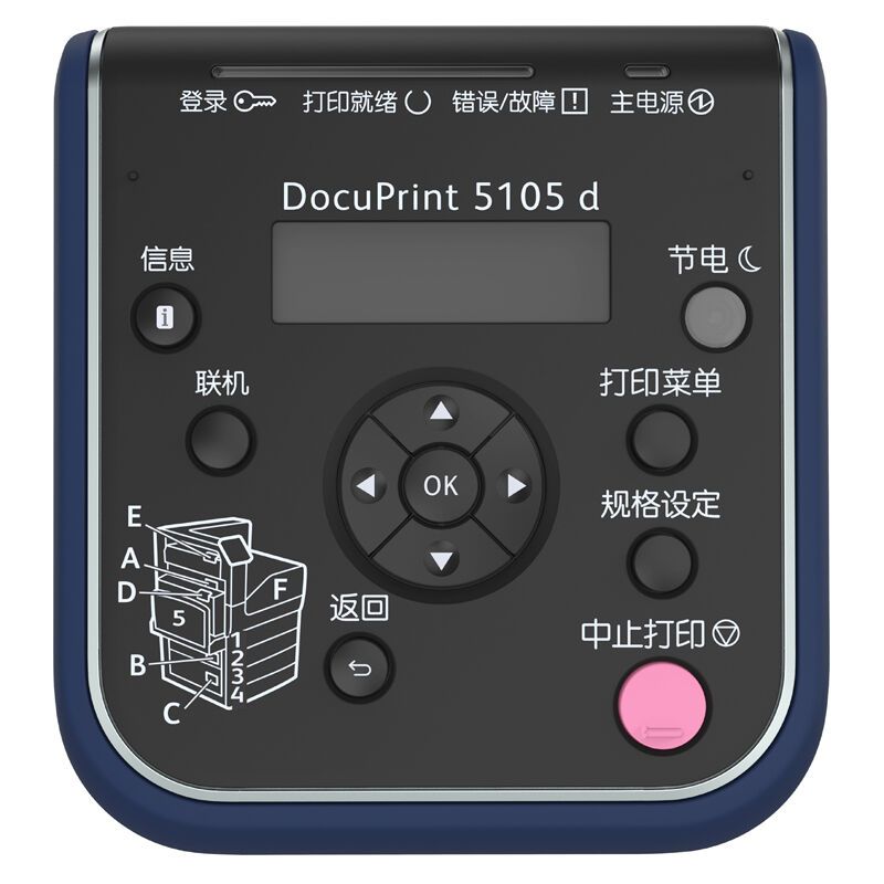 富士施乐(Fuji Xerox)DocuPrint 5105 d A3黑白激光打印机高清大图
