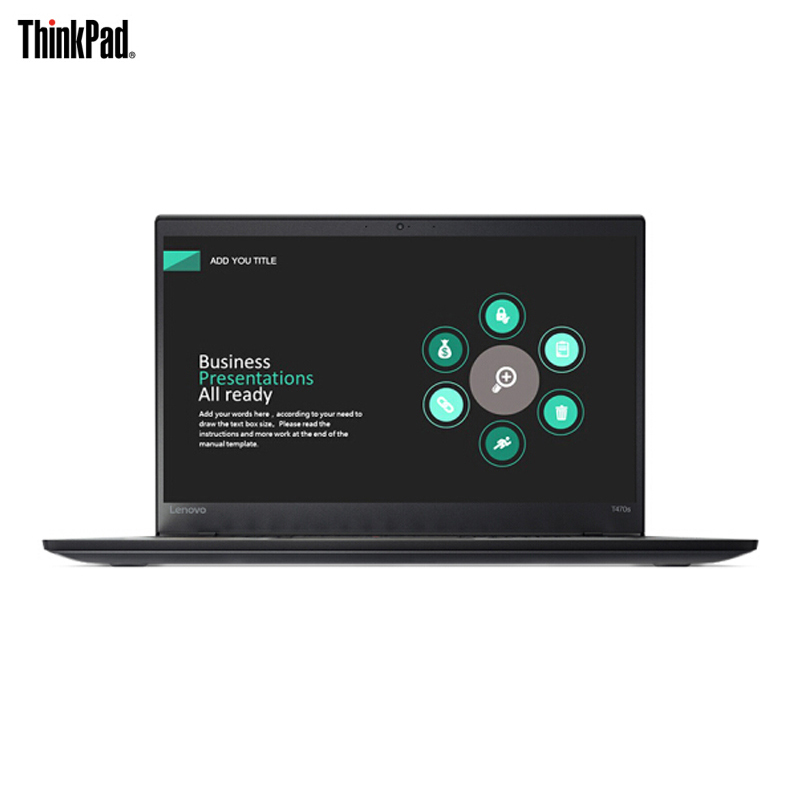 ThinkPad T470S系列 14英寸超薄商务笔记本电脑(I5-7200U 8G 256G固态 背光 高分屏)