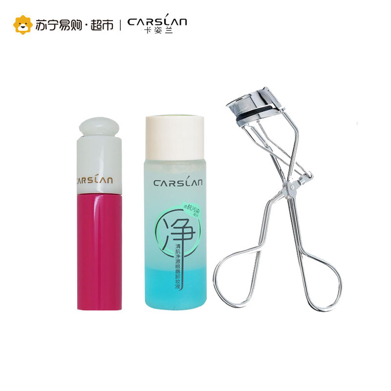 卡姿兰(CARSLAN) 微雕睫毛膏5g+7g 赠 (唇釉2g+眼唇卸妆液15ml+睫毛夹)