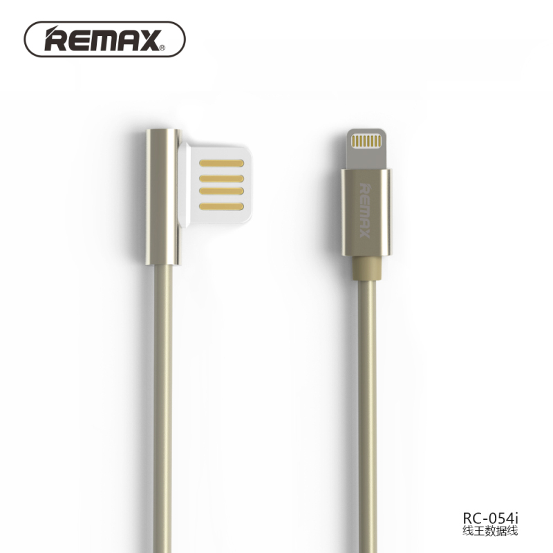 REMAX 线王 RC-054i 数据线 For Apple USB 金色/Gold