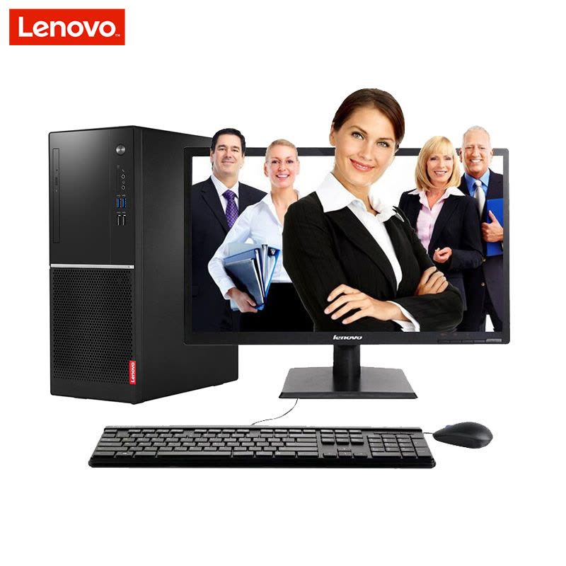 联想(Lenovo)扬天商用M2601K台式电脑+20WLED(G3930 4G 500G DVD WIN10)图片