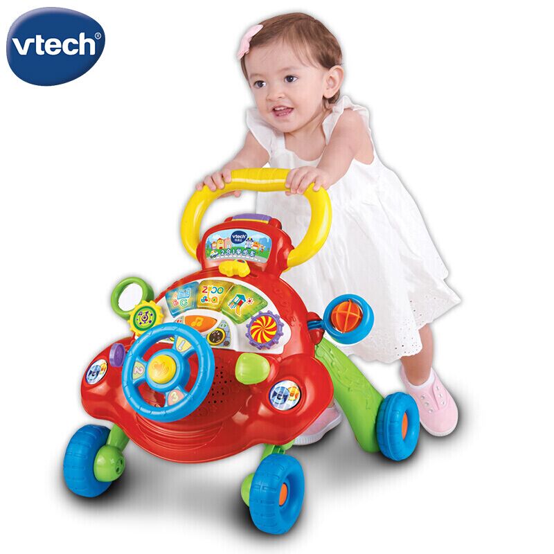 [苏宁自营]伟易达(Vtech) 二合一学步车 手推车宝宝学步推车可调速可拆卸面板婴儿玩具