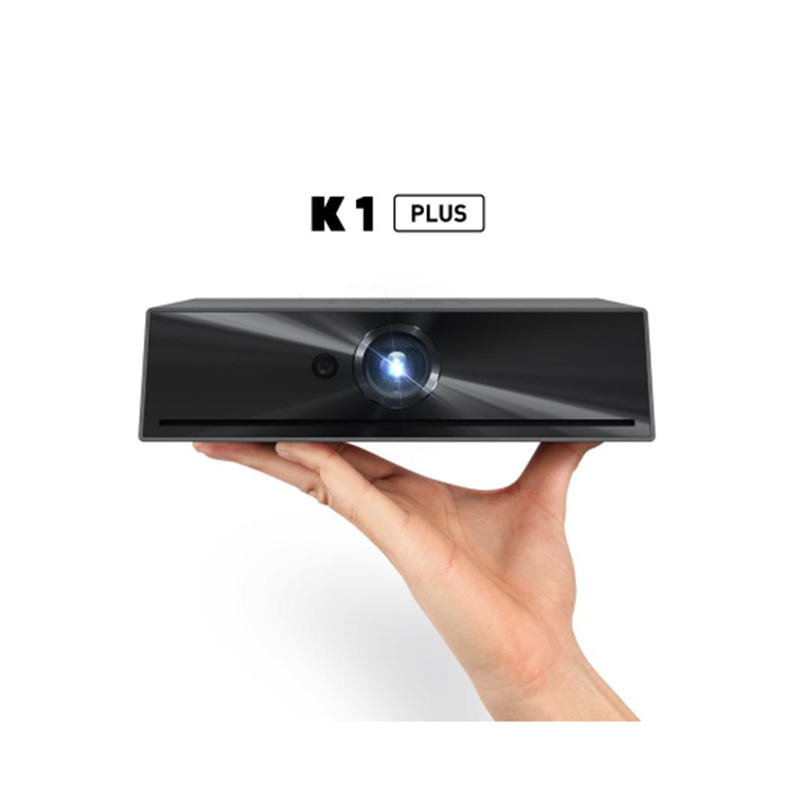 微鲸(WHALEY)K1 Plus 家用 高清 4K 便携微型投影仪 语音遥控 安卓智能系统 手机同屏 微投影机(砂岩