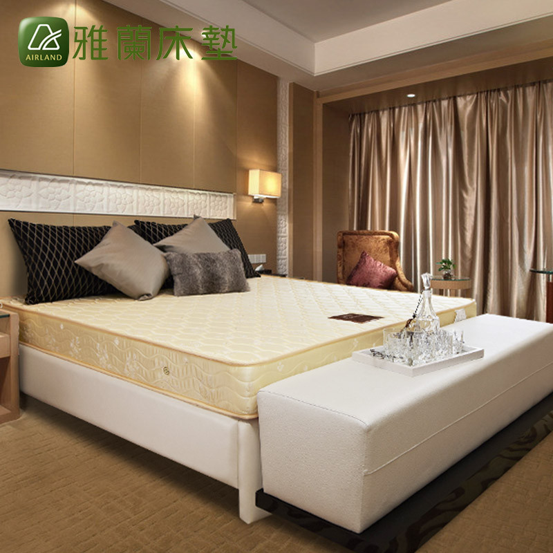 [苏宁自营]AIRLAND香港雅兰床垫 OLAF 五区护脊弹簧床垫 单/双人床垫 简约现代卧室床垫1.5/1.8米