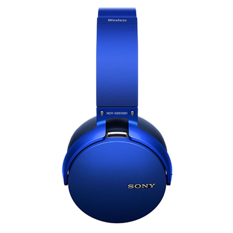 索尼(SONY)立体声无线耳机 MDR-XB950B1(蓝色) 头戴式 重低音 无线蓝牙耳机图片